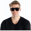 image:imageFunky Junque Square Sunglasses Retro Vintage Fishing Golf Shades  Lightweight squared sunglasses with durable frames for fishing golf driving outdoor sports amp vintage styleMatte Black FramesSmoke Lenses