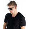 image:imageFunky Junque Square Sunglasses Retro Vintage Fishing Golf Shades  Lightweight squared sunglasses with durable frames for fishing golf driving outdoor sports amp vintage styleMatte Black FramesSmoke Lenses