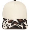image:imageFunky Junque Trucker Snapback Hat  Lightweight Canvas Trucker Hat with Adjustable Snapback Golf Beach and Everyday Trendy Trucker Hats for Women and MenCow PrintBeige