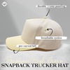 image:imageFunky Junque Trucker Snapback Hat  Lightweight Canvas Trucker Hat with Adjustable Snapback Golf Beach and Everyday Trendy Trucker Hats for Women and MenButter YellowBeige