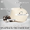 image:imageFunky Junque Trucker Snapback Hat  Lightweight Canvas Trucker Hat with Adjustable Snapback Golf Beach and Everyday Trendy Trucker Hats for Women and MenCow PrintBeige