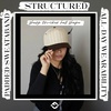 image:imageFunky Junque Trucker Snapback Hat  Lightweight Canvas Trucker Hat with Adjustable Snapback Golf Beach and Everyday Trendy Trucker Hats for Women and MenPinstripe  BrownBeige