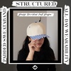 image:imageFunky Junque Trucker Snapback Hat  Lightweight Canvas Trucker Hat with Adjustable Snapback Golf Beach and Everyday Trendy Trucker Hats for Women and MenChecker Print  Royal BlueBeige