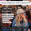 image:imageFunky Junque Trucker Snapback Hat  Lightweight Cotton Trucker Hat with Adjustable Snapback Golf 4th of July and Street Style Funny Trucker Hats for WomenCowboys  Tequila  Duck Camo  Lt Blue  Lt GreyBeige