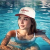 image:imageFunky Junque Trucker Snapback Hat  Lightweight Cotton Trucker Hat with Adjustable Snapback Golf 4th of July and Street Style Funny Trucker Hats for WomenSlow Morning Club  BurgundyBeige