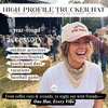 image:imageFunky Junque Trucker Snapback Hat  Lightweight Cotton Trucker Hat with Adjustable Snapback Golf 4th of July and Street Style Funny Trucker Hats for WomenSay Howdy Stay Rowdy  Gingham Red  WhiteBeige