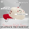 image:imageFunky Junque Trucker Snapback Hat  Lightweight Cotton Trucker Hat with Adjustable Snapback Golf 4th of July and Street Style Funny Trucker Hats for WomenDad  Put It on My Tab BeigeRed