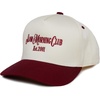 image:imageFunky Junque Trucker Snapback Hat  Lightweight Cotton Trucker Hat with Adjustable Snapback Golf 4th of July and Street Style Funny Trucker Hats for WomenSlow Morning Club  BurgundyBeige