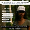 image:imageFunky Junque Trucker Snapback Hat  Lightweight Cotton Trucker Hat with Adjustable Snapback Golf 4th of July and Street Style Funny Trucker Hats for WomenGirls Gone Mild Leisure Club  NavyBeige