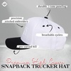 image:imageFunky Junque Trucker Snapback Hat  Lightweight Cotton Trucker Hat with Adjustable Snapback Golf 4th of July and Street Style Funny Trucker Hats for WomenWifey  BlackWhite