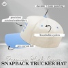image:imageFunky Junque Trucker Snapback Hat  Lightweight Cotton Trucker Hat with Adjustable Snapback Golf 4th of July and Street Style Funny Trucker Hats for WomenI Dont Cook But I Like to Stir the Pot  Light BlueBeige