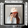 image:imageFunky Junque Trucker Snapback Hat  Lightweight Cotton Trucker Hat with Adjustable Snapback Golf 4th of July and Street Style Funny Trucker Hats for WomenAustin Upside Down  RustBeige