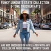 image:imageFunky Junque Trucker Snapback Hat  Lightweight Cotton Trucker Hat with Adjustable Snapback Golf 4th of July and Street Style Funny Trucker Hats for WomenTexas  OrangeBeige