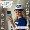 image:imageFunky Junque Trucker Snapback Hat  Lightweight Cotton Trucker Hat with Adjustable Snapback Golf 4th of July and Street Style Funny Trucker Hats for WomenGame Day  Royal BlueBeige