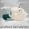 image:imageFunky Junque Trucker Snapback Hat  Lightweight Cotton Trucker Hat with Adjustable Snapback Golf 4th of July and Street Style Funny Trucker Hats for WomenBoy Mom  GreenBeige