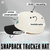 image:imageFunky Junque Upside Down City 2 Tone Trucker Hat Embroidered Baseball Cap  Structured 5 Panel cotton cap with 3D embroidery for street style weekend getaways game days amp music festivalsMiami  BlackBeige