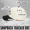 image:imageFunky Junque Upside Down City 2 Tone Trucker Hat Embroidered Baseball Cap  Structured 5 Panel cotton cap with 3D embroidery for street style weekend getaways game days amp music festivalsVegas  BlackBeige