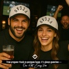 image:imageFunky Junque Upside Down City 2 Tone Trucker Hat Embroidered Baseball Cap  Structured 5 Panel cotton cap with 3D embroidery for street style weekend getaways game days amp music festivalsVegas  BlackBeige