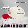image:imageFunky Junque Upside Down City 2 Tone Trucker Hat Embroidered Baseball Cap  Structured 5 Panel cotton cap with 3D embroidery for street style weekend getaways game days amp music festivalsKansas City  RedBeige