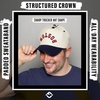 image:imageFunky Junque Upside Down City 2 Tone Trucker Hat Embroidered Baseball Cap  Structured 5 Panel cotton cap with 3D embroidery for street style weekend getaways game days amp music festivalsBoston  NavyBeige