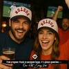image:imageFunky Junque Upside Down City 2 Tone Trucker Hat Embroidered Baseball Cap  Structured 5 Panel cotton cap with 3D embroidery for street style weekend getaways game days amp music festivalsBoston  NavyBeige