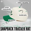 image:imageFunky Junque Upside Down City 2 Tone Trucker Hat Embroidered Baseball Cap  Structured 5 Panel cotton cap with 3D embroidery for street style weekend getaways game days amp music festivalsPhilly  GreenBeige