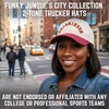 image:imageFunky Junque Upside Down City 2 Tone Trucker Hat Embroidered Baseball Cap  Structured 5 Panel cotton cap with 3D embroidery for street style weekend getaways game days amp music festivalsWashington  BurgundyBeige