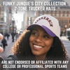 image:imageFunky Junque Upside Down City 2 Tone Trucker Hat Embroidered Baseball Cap  Structured 5 Panel cotton cap with 3D embroidery for street style weekend getaways game days amp music festivalsMinnesota  PurpleBeige