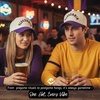 image:imageFunky Junque Upside Down City 2 Tone Trucker Hat Embroidered Baseball Cap  Structured 5 Panel cotton cap with 3D embroidery for street style weekend getaways game days amp music festivalsMinnesota  PurpleBeige