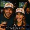 image:imageFunky Junque Upside Down City 2 Tone Trucker Hat Embroidered Baseball Cap  Structured 5 Panel cotton cap with 3D embroidery for street style weekend getaways game days amp music festivalsChicago  NavyBeige