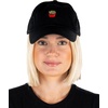 image:imageFunky Junque Vintage Dad Hat Distressed Embroidered Baseball Cap  Soft cotton distressed dad hat with vintage wash for festivals road trips brunch weekends amp everyday styleFrench Fries  Black