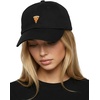image:imageFunky Junque Vintage Dad Hat Distressed Embroidered Baseball Cap  Soft cotton distressed dad hat with vintage wash for festivals road trips brunch weekends amp everyday stylePizza  Black
