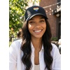 image:imageFunky Junque Vintage Dad Hat Distressed Embroidered Baseball Cap  Soft cotton distressed dad hat with vintage wash for festivals road trips brunch weekends amp everyday styleRainbow Heart  Black