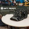 image:imageFunky Junque Vintage Newsboy Cap Womens Cadet Cabbie Hat  Cadet cap with vintage distressed look for casual outings fall layering denim looks amp giftingDistressed Black Camo