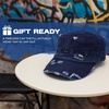 image:imageFunky Junque Vintage Newsboy Cap Womens Cadet Cabbie Hat  Cadet cap with vintage distressed look for casual outings fall layering denim looks amp giftingDeep Dark Denim