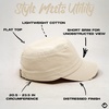 image:imageFunky Junque Vintage Newsboy Cap Womens Cadet Cabbie Hat  Cadet cap with vintage distressed look for casual outings fall layering denim looks amp gifting2 Pack  Distressed Hunter Green  Beige