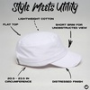 image:imageFunky Junque Vintage Newsboy Cap Womens Cadet Cabbie Hat  Cadet cap with vintage distressed look for casual outings fall layering denim looks amp gifting2 Pack  Distressed Black  White