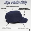 image:imageFunky Junque Vintage Newsboy Cap Womens Cadet Cabbie Hat  Cadet cap with vintage distressed look for casual outings fall layering denim looks amp gifting2 Pack  Distressed Navy  Light Grey