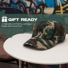 image:imageFunky Junque Vintage Newsboy Cap Womens Cadet Cabbie Hat  Cadet cap with vintage distressed look for casual outings fall layering denim looks amp giftingDistressed Camo
