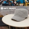 image:imageFunky Junque Vintage Newsboy Cap Womens Cadet Cabbie Hat  Cadet cap with vintage distressed look for casual outings fall layering denim looks amp gifting2 Pack  Distressed Navy  Light Grey