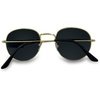 image:imageFunky Junque Vintage Round Sunglasses Small Circle Classic Shades  Ultralightweight round sunglasses with small circle frames for beach days pool parties festivals amp everyday wearGold FramesSmoke Lenses