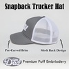 image:imageFunky Junque Vintage Trucker Hat Embroidered American Flag Cap  Cottonfront trucker hat with precurved bill for hiking outdoor sports everyday wear amp patriotic styleGirl Dad  Grey