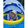 image:imageFunky Junque Wide Brim Baby Sun Hat Adjustable Beach Bucket Cap  Soft padded polyester baby bucket hat with double loops for zoo trips beach boating picnics amp parksDinosaur