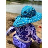 image:imageFunky Junque Wide Brim Baby Sun Hat Adjustable Beach Bucket Cap  Soft padded polyester baby bucket hat with double loops for zoo trips beach boating picnics amp parksSquiggle Print