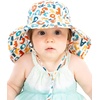 image:imageFunky Junque Wide Brim Baby Sun Hat Adjustable Beach Bucket Cap  Soft padded polyester baby bucket hat with double loops for zoo trips beach boating picnics amp parksAlphabet
