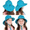 image:imageFunky Junque Wide Brim Baby Sun Hat Adjustable Beach Bucket Cap  Soft padded polyester baby bucket hat with double loops for zoo trips beach boating picnics amp parksSquiggle Print