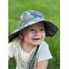 image:imageFunky Junque Wide Brim Baby Sun Hat Adjustable Beach Bucket Cap  Soft padded polyester baby bucket hat with double loops for zoo trips beach boating picnics amp parksGreen Camo
