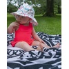 image:imageFunky Junque Wide Brim Baby Sun Hat Adjustable Beach Bucket Cap  Soft padded polyester baby bucket hat with double loops for zoo trips beach boating picnics amp parksRainbows  Clouds