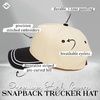 image:imageFunky Junque Womens 2 Tone Trucker Hats  Lightweight Cotton Cap with Sun Protection Golf Beach and Everyday Trendy Caps for WomenBlackBeige