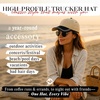 image:imageFunky Junque Womens 2 Tone Trucker Hats  Lightweight Cotton Cap with Sun Protection Golf Beach and Everyday Trendy Caps for WomenBlackBeige